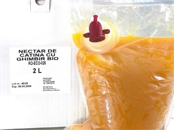 NECTAR ORGANIC DE CĂTINĂ CU GHIMBIR | 2L
