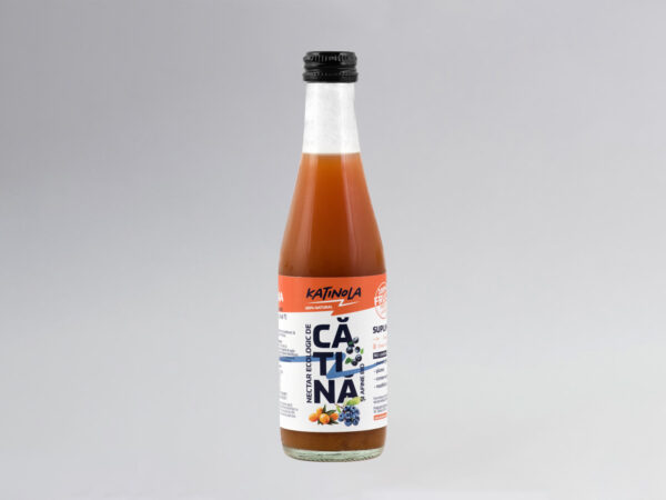 NECTAR ORGANIC DE CĂTINĂ CU AFINE | 250 ML